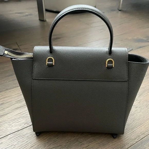Celine Nano Belt Bag in Gray Leather, Authentic - Picture 6 of 9